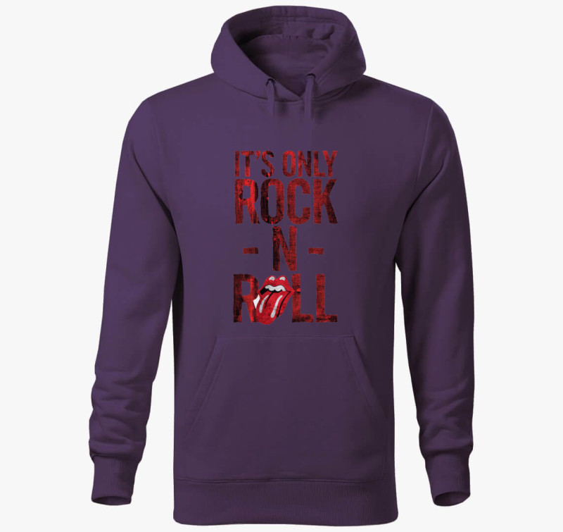 Rock and Roll kapucnis pulóver — Lila