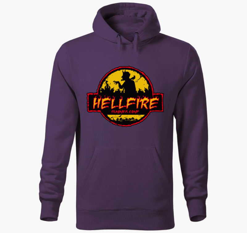 Hellfire summer camp kapucnis pulóver — Lila
