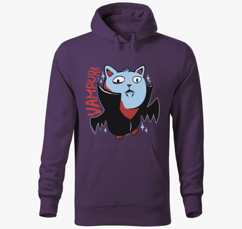 Vampurr kapucnis pulóver — Lila