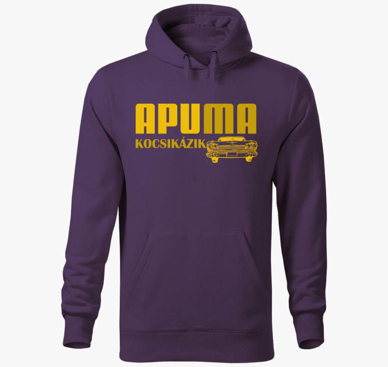 Apu ma kocsikázik kapucnis pulóver — Lila