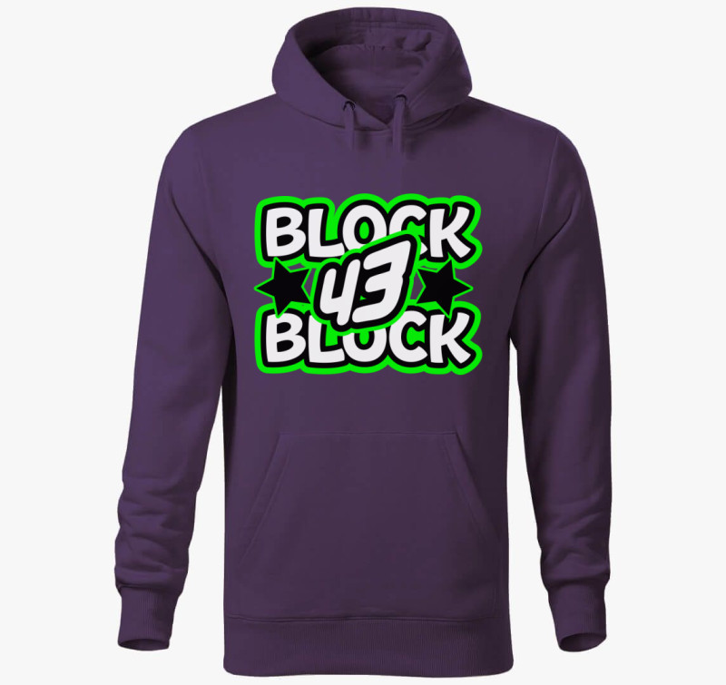 Ken Block star kapucnis pulóver — Lila