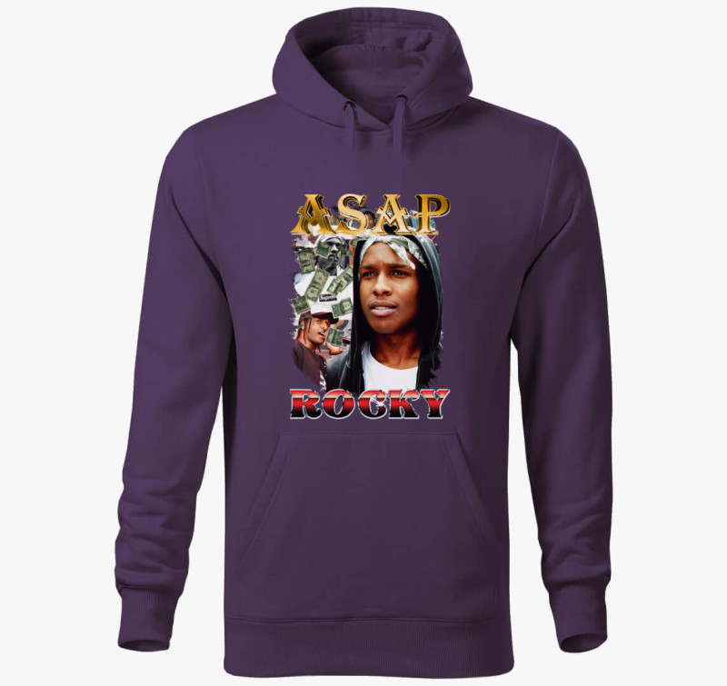 ASAP Rocky kapucnis pulóver — Lila