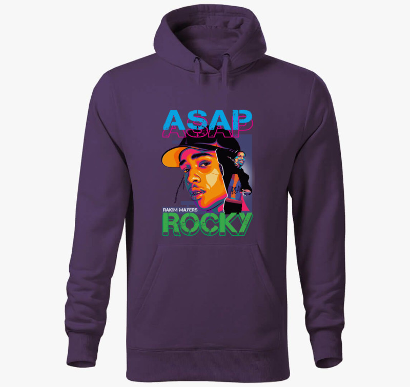 ASAP Rocky kapucnis pulóver — Lila
