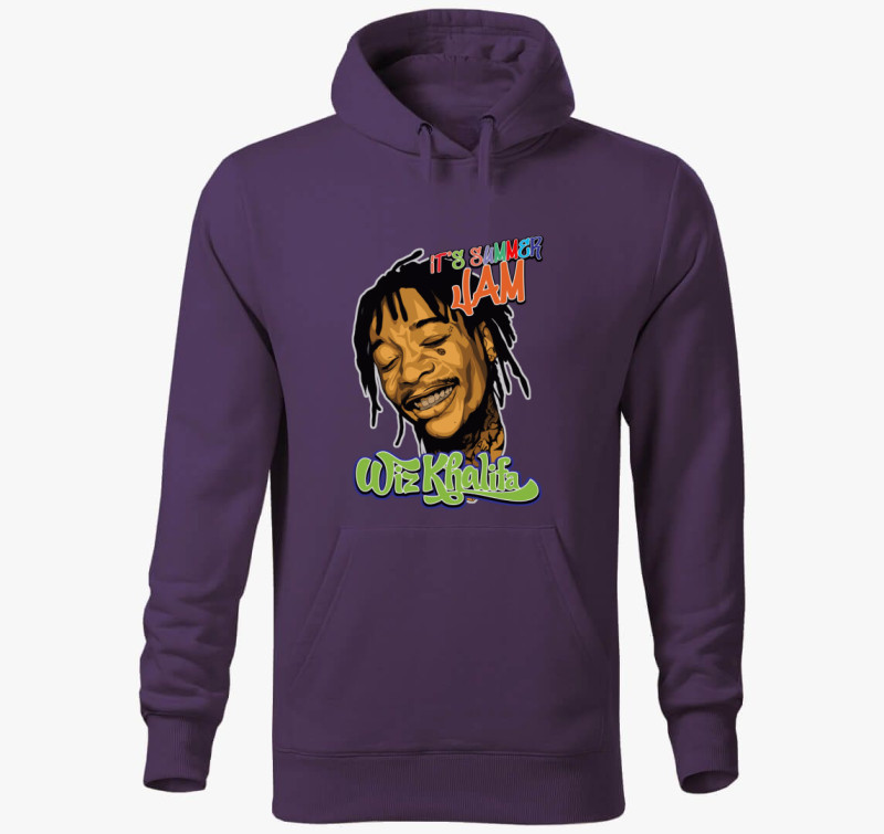 Wiz Khalifa Summer Jam kapucnis pulóver — Lila