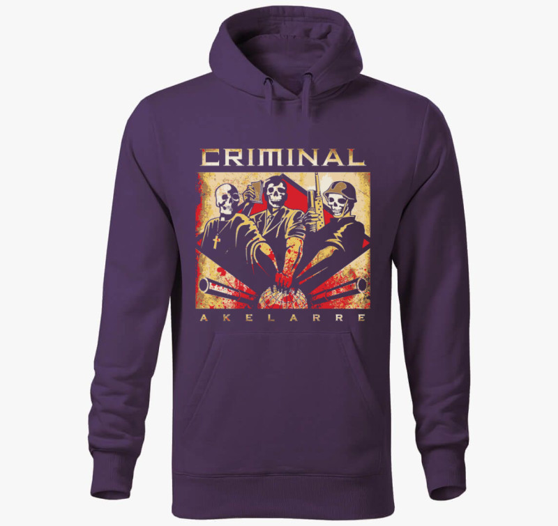 Criminal Akelarre kapucnis pulóver — Lila