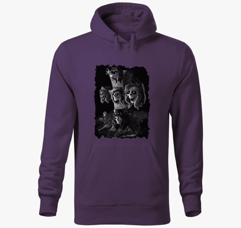 Guns N Roses art kapucnis pulóver — Lila
