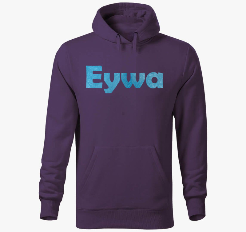 Eywa kapucnis pulóver — Lila