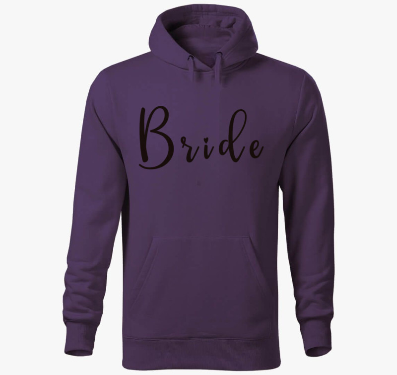 Bride szivecske kapucnis pulóver — Lila
