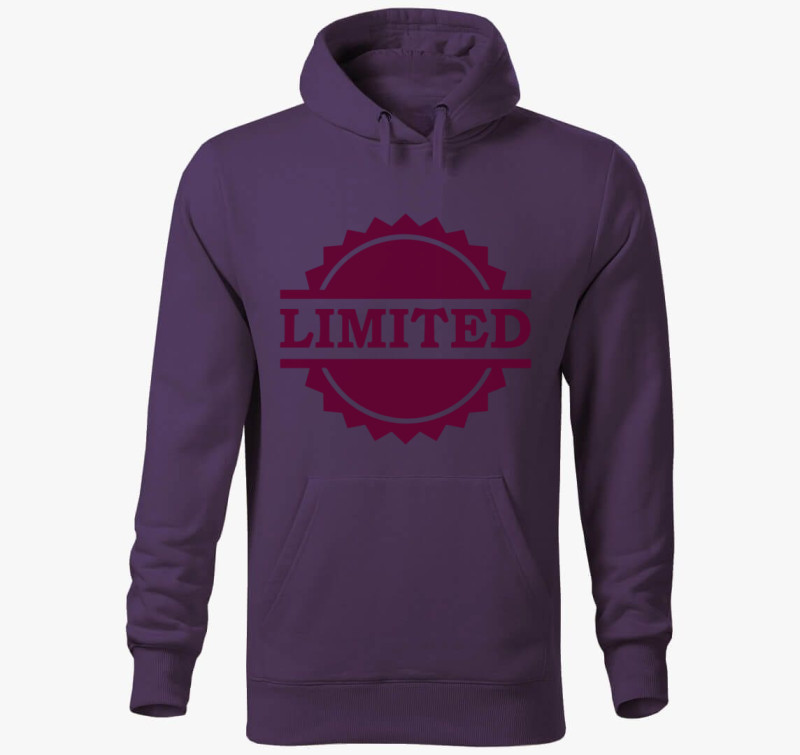 Limited kapucnis pulóver — Lila