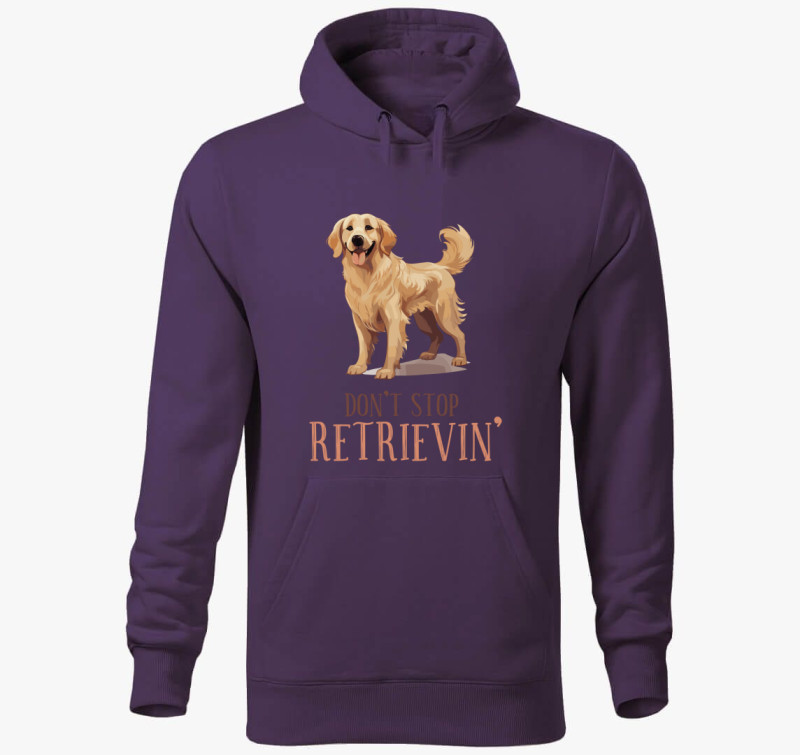 Retrievin kapucnis pulóver — Lila