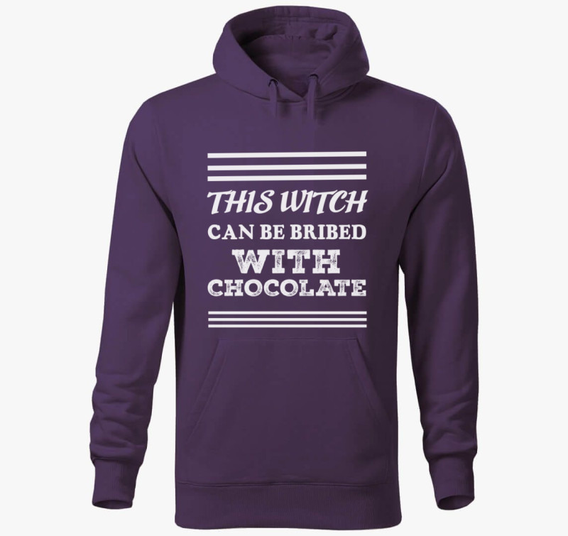 Witch bribe kapucnis pulóver — Lila