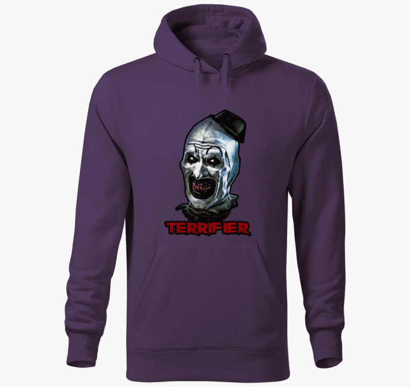 Terrifier kapucnis pulóver — Lila