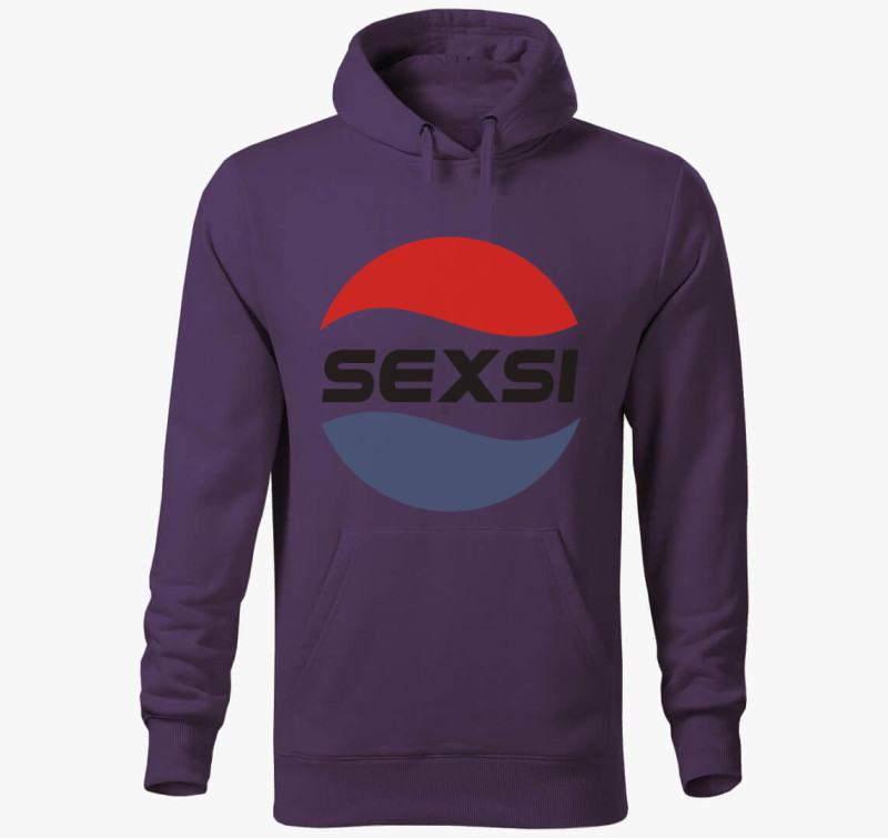 Sexsi kapucnis pulóver — Lila