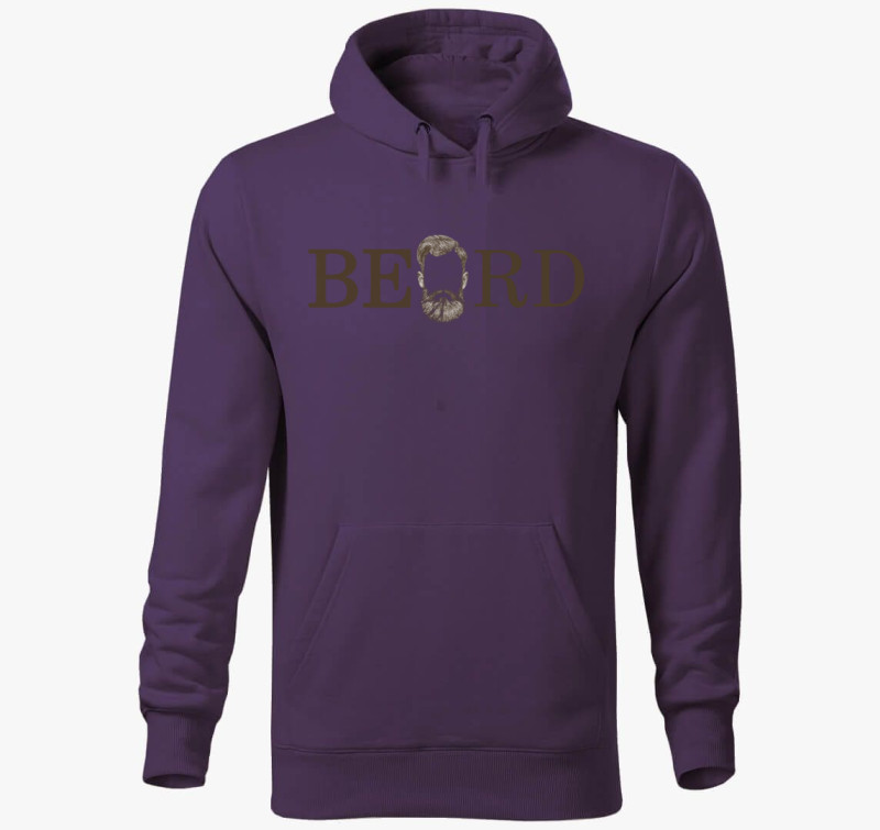 BEARD Brand kapucnis pulóver  — Lila