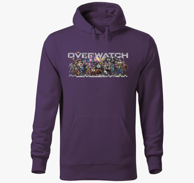 Overwatch kapucnis pulóver - Gamer — Lila