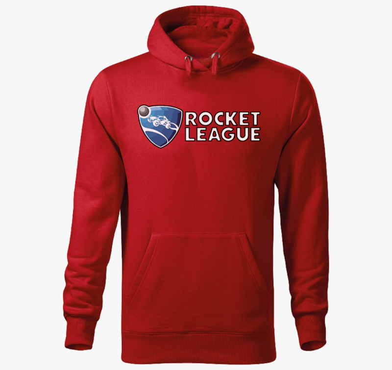 Rocket League kapucnis pulóver — Piros