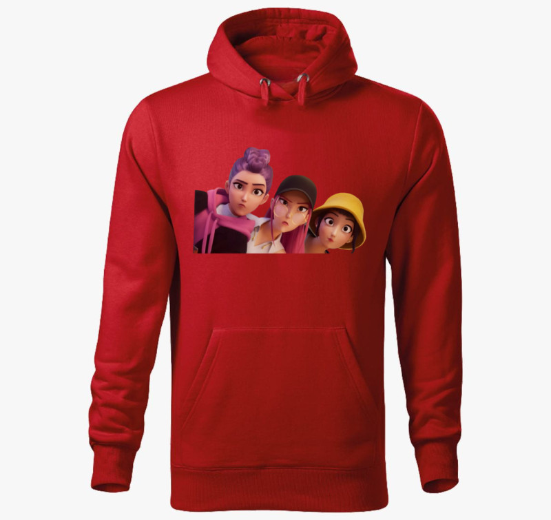 Huntrix Girls kapucnis pulóver — Piros