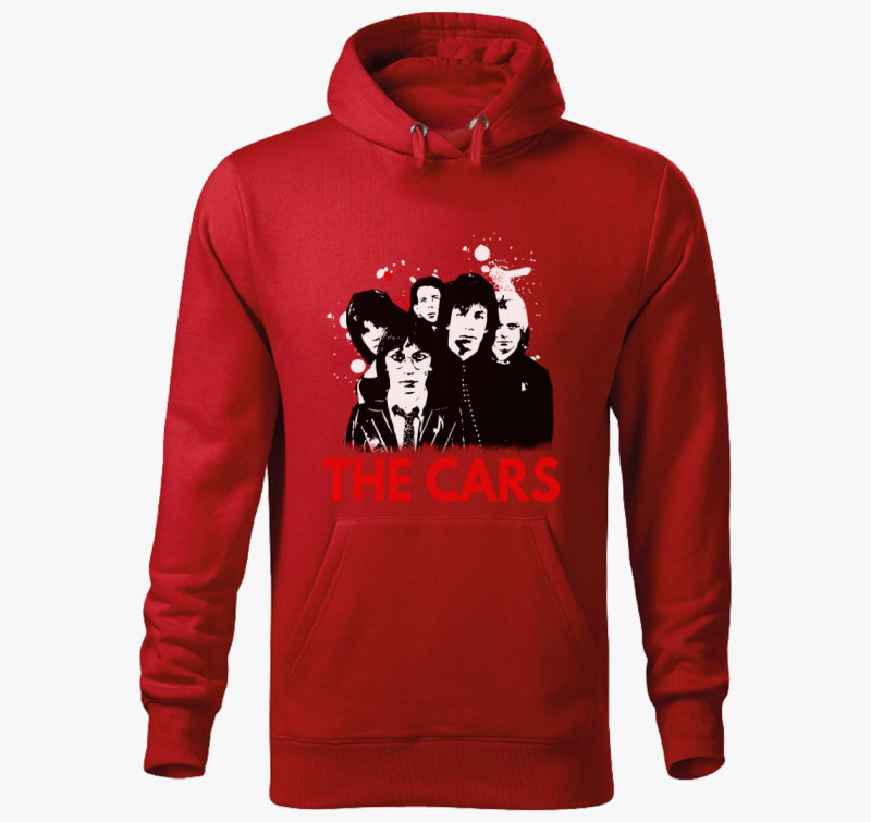 The Cars band kapucnis pulóver — Piros