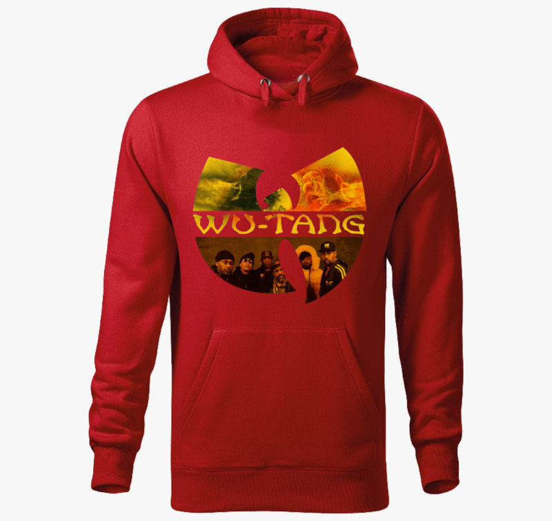 Wutang kapucnis pulóver — Piros