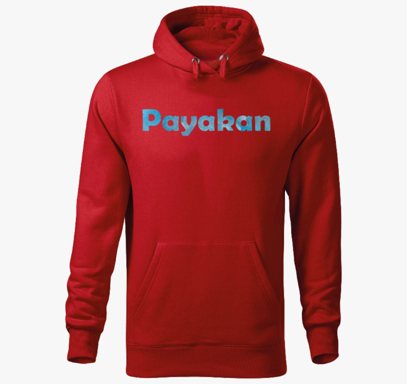 Payakan kapucnis pulóver — Piros