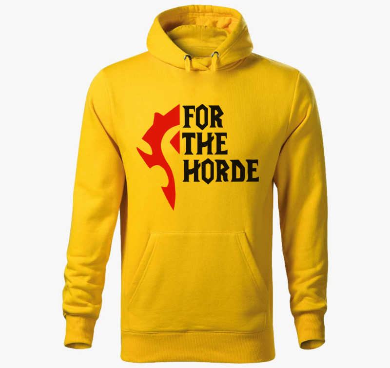 For the horde kapucnis pulóver — Sárga