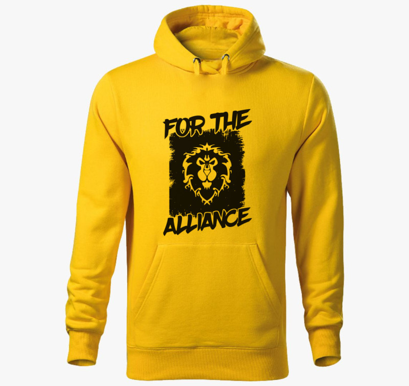 For the Alliance kapucnis pulóver — Sárga