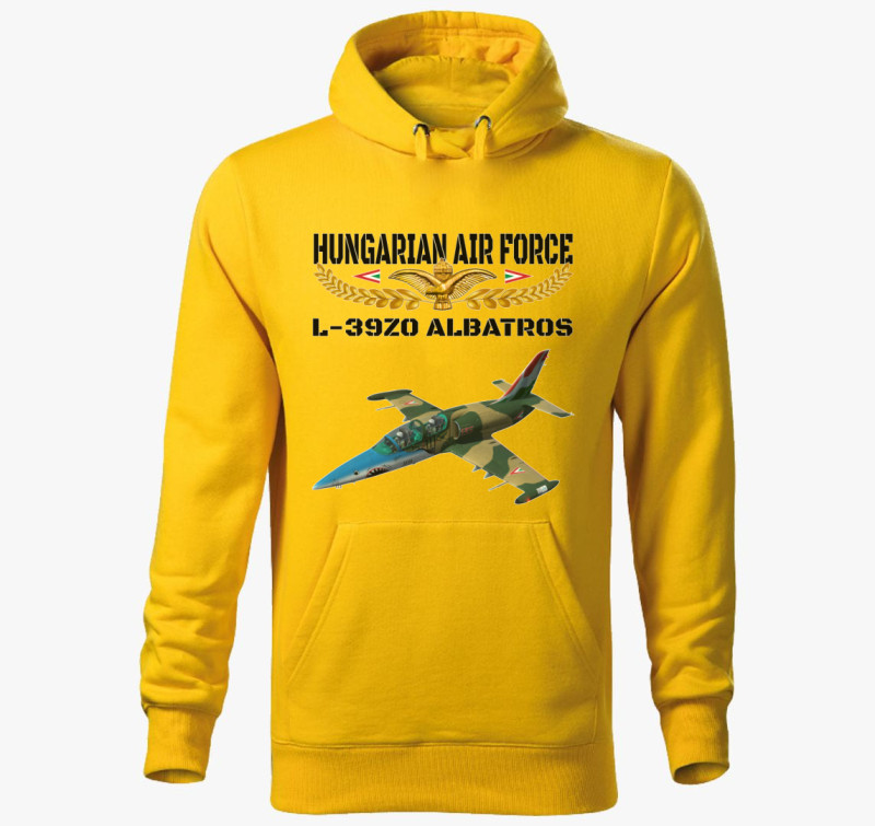 Aranysas L-39 2 kapucnis pulóver — Sárga