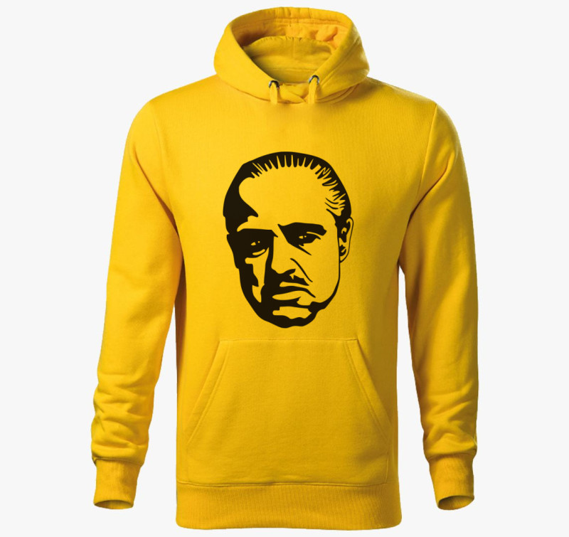 Godfather Keresztapa kapucnis pulóver — Sárga