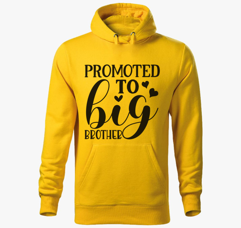 Big Brother kapucnis pulóver — Sárga