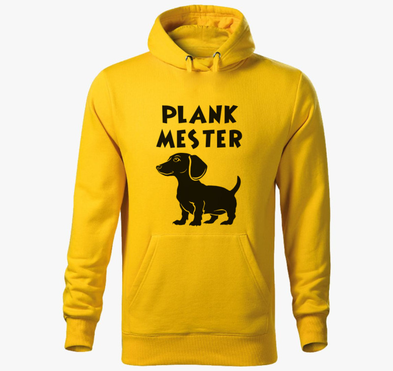 Tacsi Plank mester kapucnis pulóver — Sárga