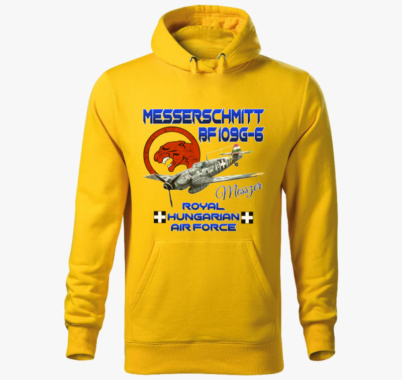 Messerschmitt BF 109 kapucnis pulóver — Sárga