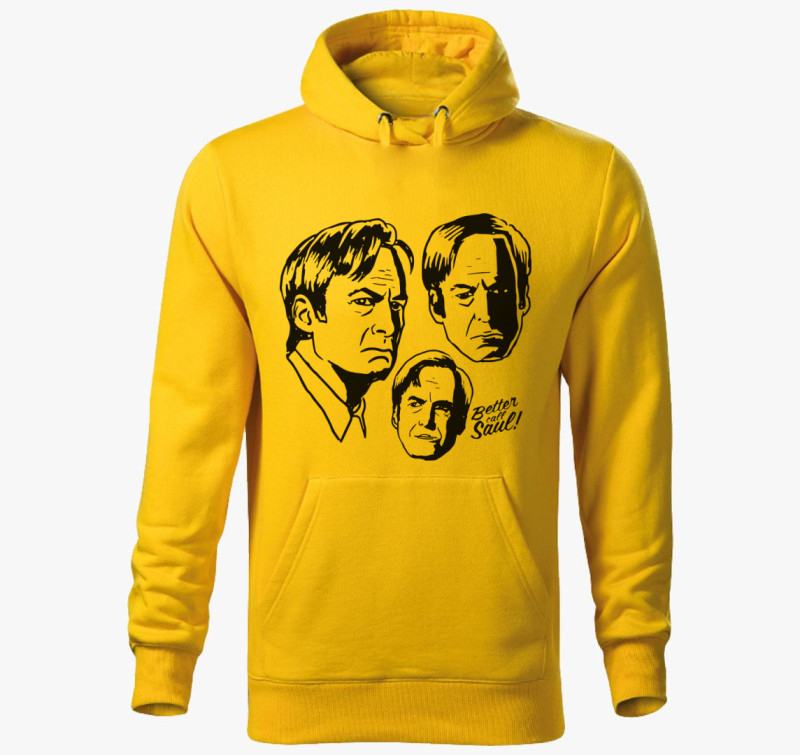 Better Call Saul Silhouette kapucnis pulóver — Sárga