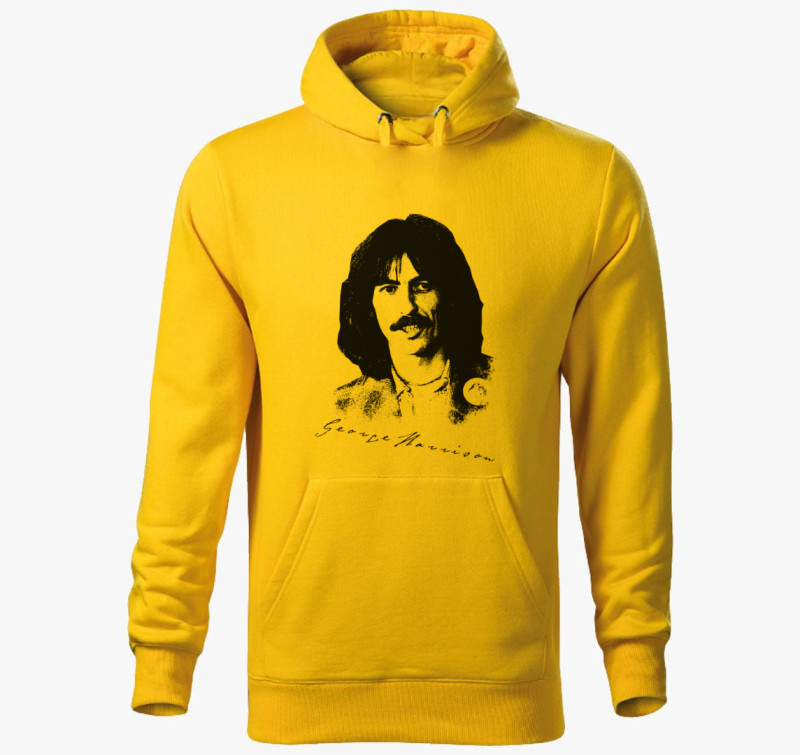 George Harrison kapucnis pulóver — Sárga
