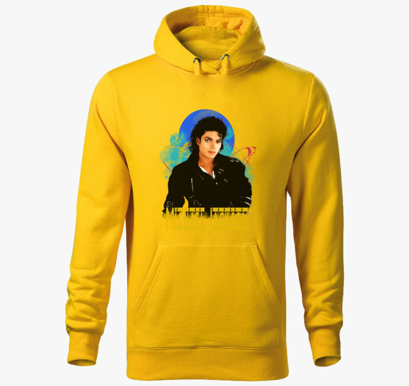 Michael Jackson kapucnis pulóver — Sárga