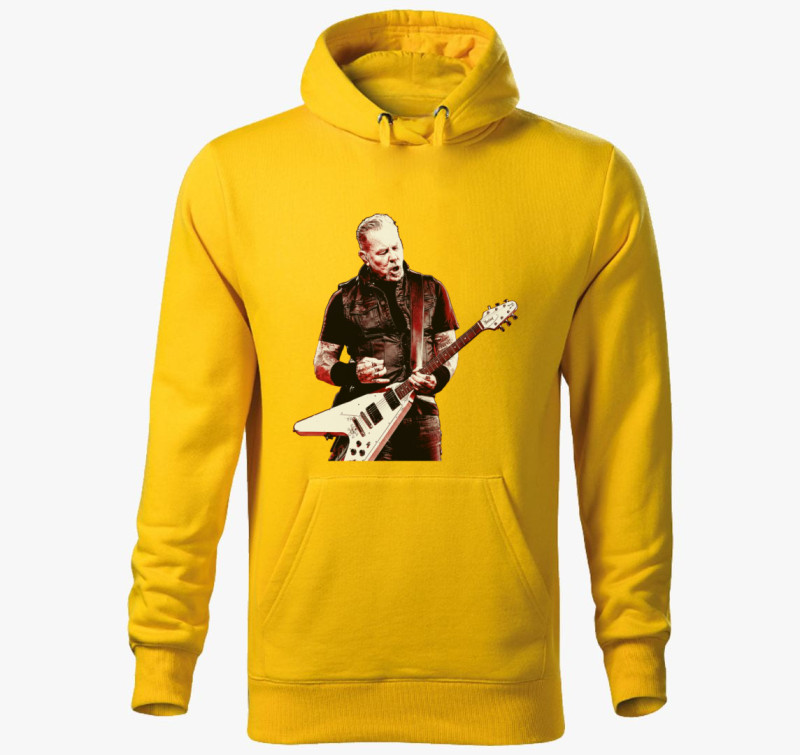 Metallica James Hetfield 2 kapucnis pulóver — Sárga