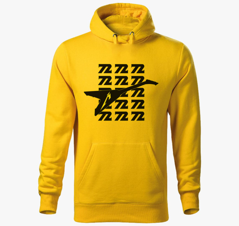 Metallica 72 Seasons Gitár kapucnis pulóver — Sárga