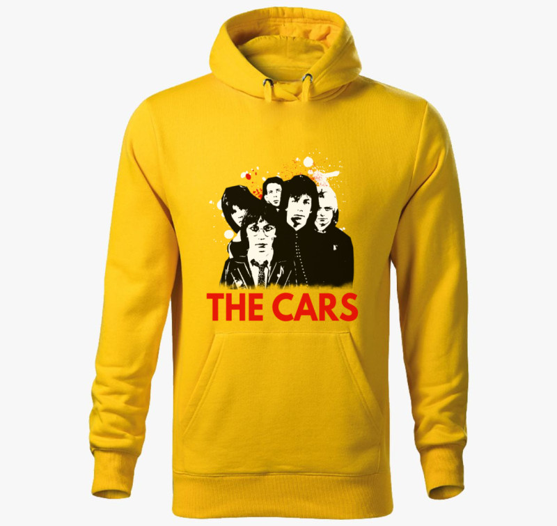 The Cars band kapucnis pulóver — Sárga