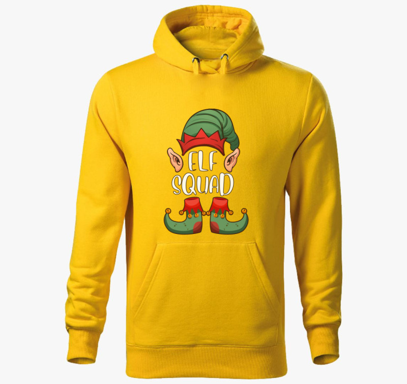 Elf Squad kapucnis pulóver — Sárga