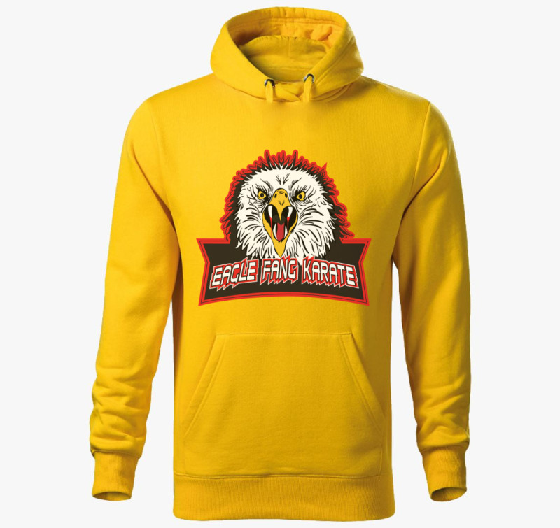 Eagle Fang Karate kapucnis pulóver — Sárga