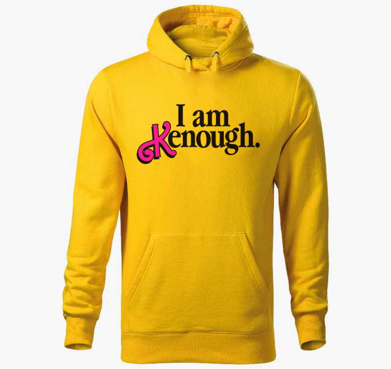 I Am Kenough kapucnis pulóver — Sárga
