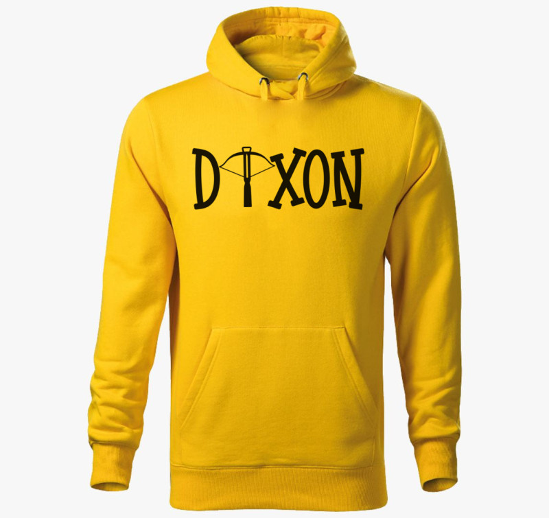Dixon kapucnis pulóver — Sárga