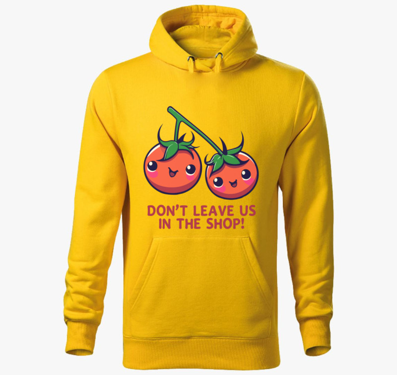 Shop tomato kapucnis pulóver — Sárga