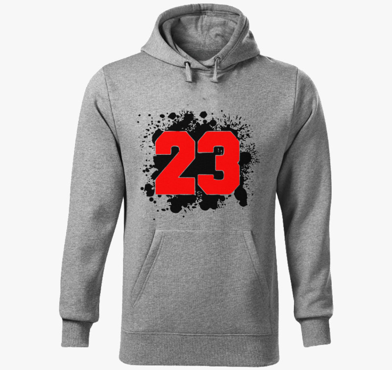 Jordan 23 kapucnis pulóver — Sötétszürke