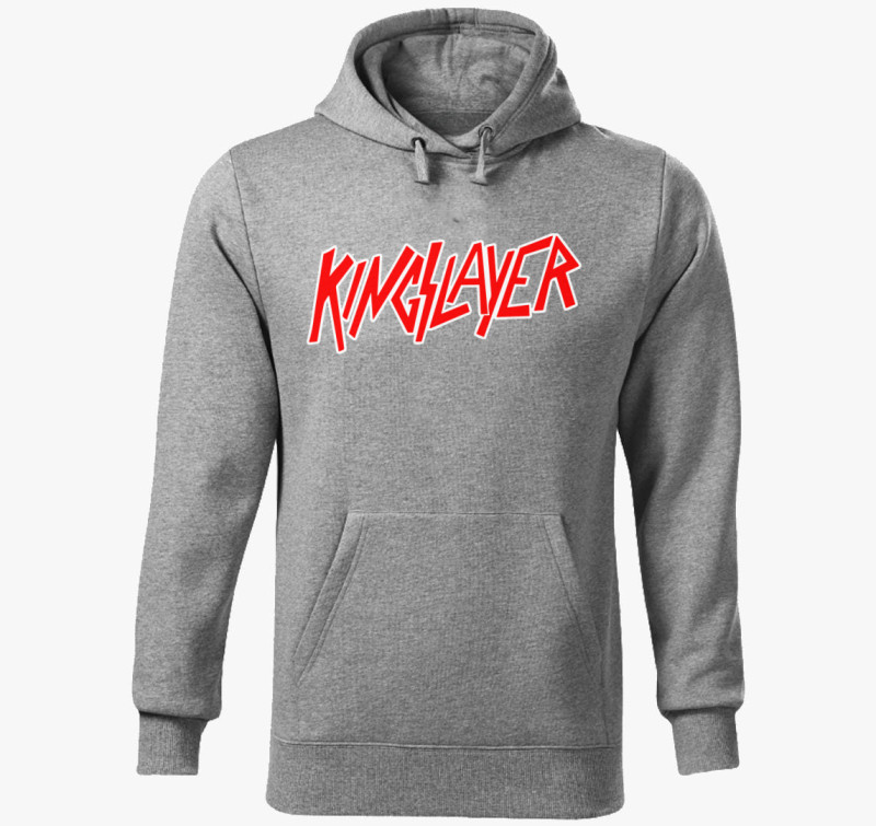 Kingslayer kapucnis pulóver — Sötétszürke