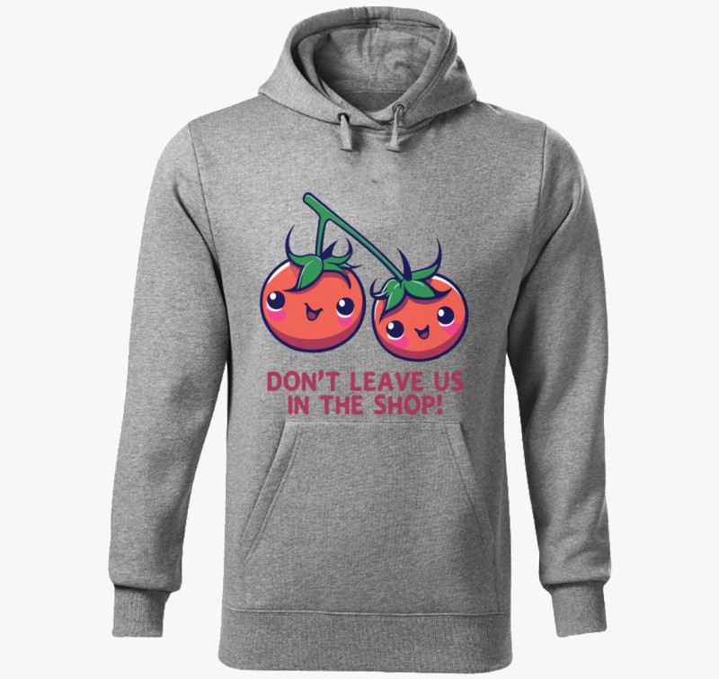 Shop tomato kapucnis pulóver — Sötétszürke