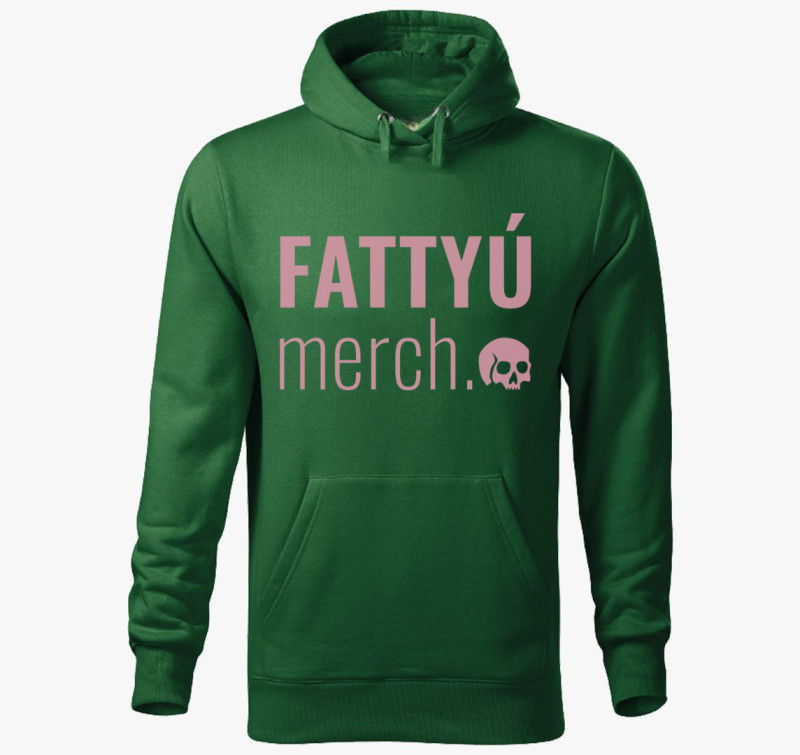 Fattyú Merch kapucnis pulóver — Üvegzöld