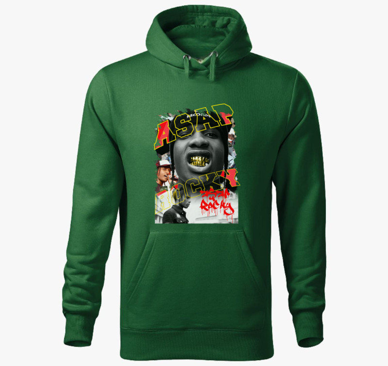 ASAP Rocky 2.0 kapucnis pulóver — Üvegzöld