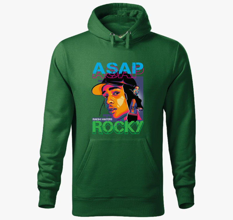 ASAP Rocky kapucnis pulóver — Üvegzöld