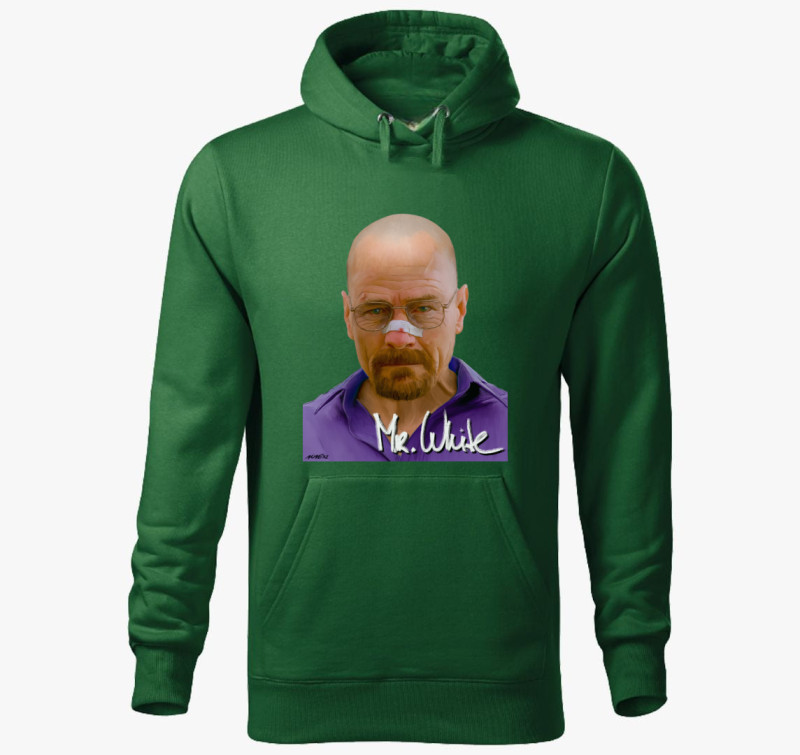Breaking Bad - Mr White kapucnis pulóver — Üvegzöld