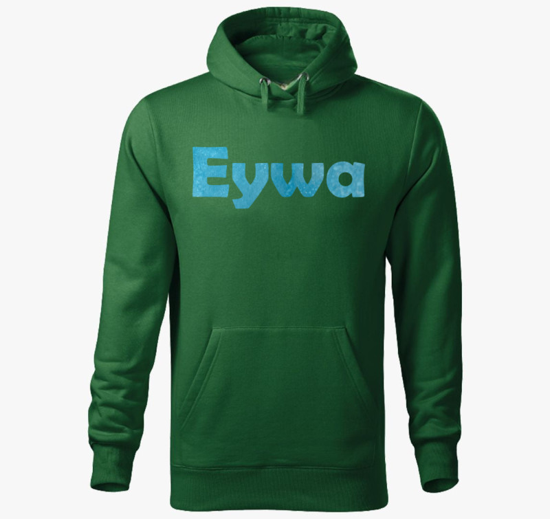 Eywa kapucnis pulóver — Üvegzöld